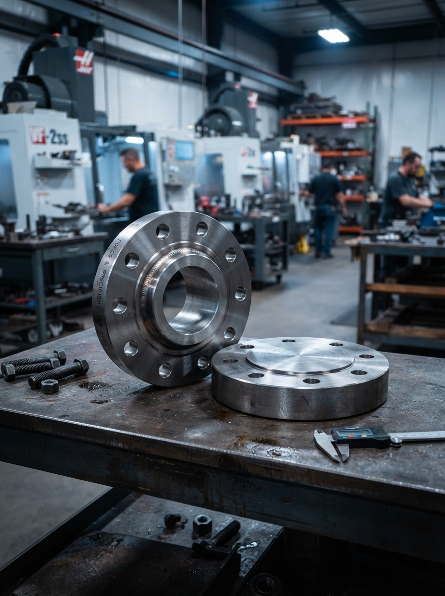 Brida y discos industriales de acero